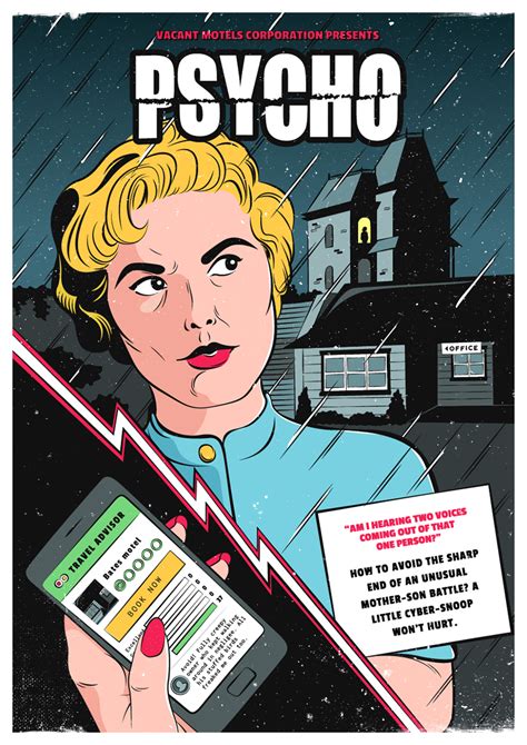 Psycho Movie Poster By Marta Colmenero For Greenlight Digital On Dribbble