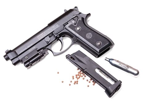 P1 Full Auto Blowback Co2 Bb Pistol From Crosman Includes Laser