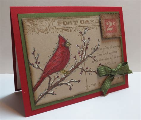 Stampin Up Beauty Of The Season With Post Card Winter Cards Holiday