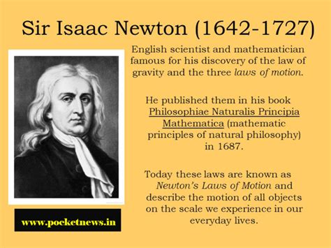 Biography Of Isaac Newton Isaac Newton Discoveries And Facts