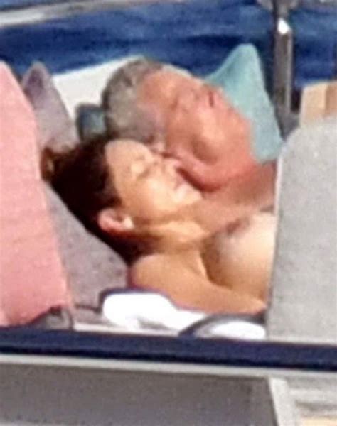 Katharine McPhee Sunbathing Topless On A Yacht In Capri 3