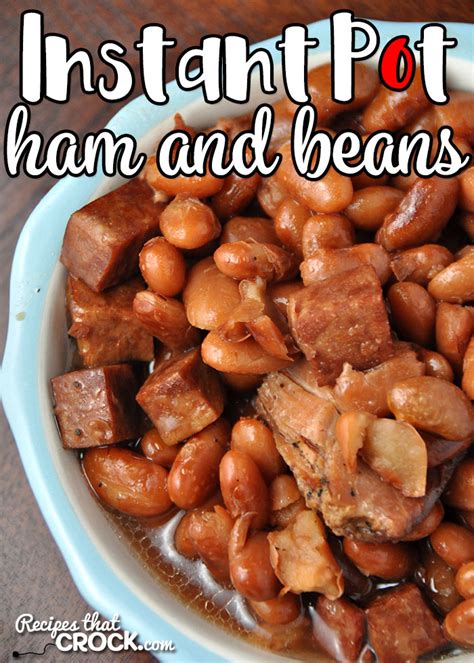 Sep 09, 2019 · this pinto beans recipe with ham hocks is a true southern comfort food delicacy! Instant Pot Ham and Beans - Recipes That Crock! - MasterCook