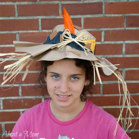 I hope you enjoyed the ideas as much i've enjoyed these ideas so much, i might be overrun by diy scarecrows around the homestead by. Paper Bag Scarecrow Hat - About A Mom