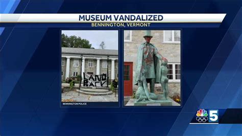 Bennington Museums Lincoln Statue Vandalized