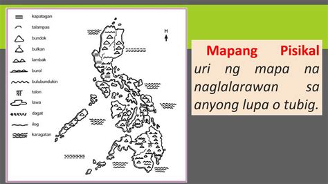 Ap Aralin Payak Na Mapa Ng Mahalagang Anyong Lupa At Anyong Tubig