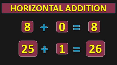 Class 1 How To Do Horizontal And Vertical Addition Pmce Youtube