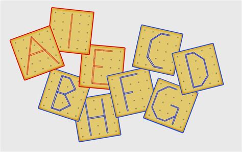 Einfache vorlagen für das geobrett 3x3. Geobrett-Buchstaben | Buchstaben lernen, Krabbelwiese, Buchstaben