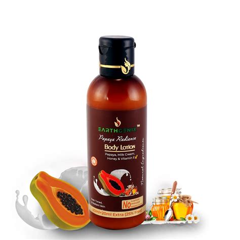 Earthgenix Papaya Radiance Body Lotion With Vitamin E 8020ml 25