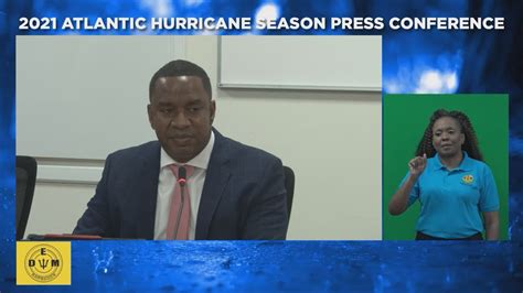 2021 Atlantic Hurricane Season Press Conference Youtube
