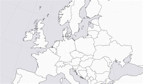 Blank Map Of Europe Worksheet Blank Map Europe Climatejourney Org Secretmuseum