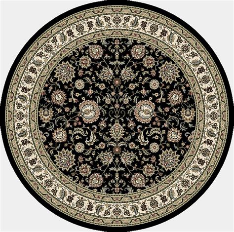 DaVinci Kashan 32 Black Area Rug - Carpetmart.com