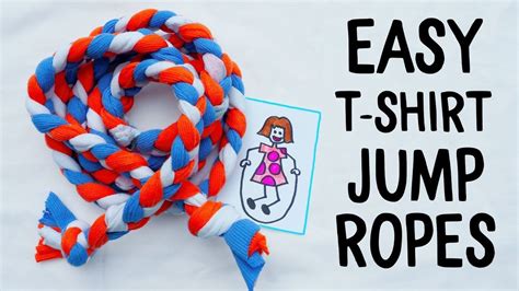 Easy Diy Jump Ropes Using Recycled T Shirts Operation Christmas Child