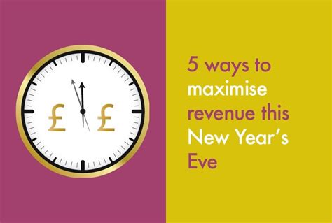 5 Ways To Maximise Revenue This New Years Eve Bidfood Blog