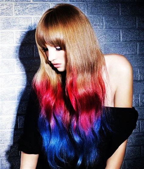 Get Inspirations From Bright Ombre Hair Colors Womens Hair Styles
