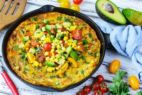Make Mornings Great With This One Pan Frittata And Avocado Salsa Clean