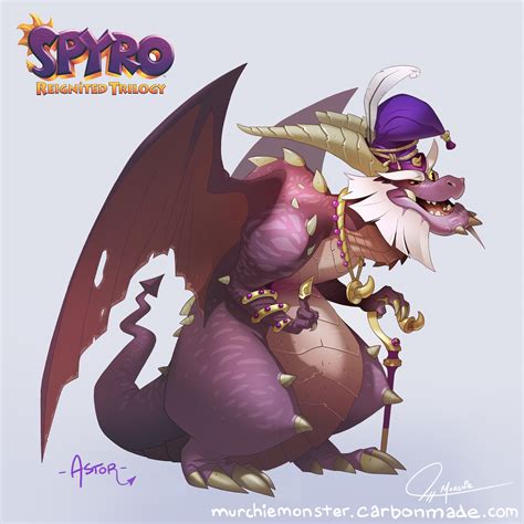 Spyro Reignited Dragon Concepts The Art Of Jeff Murchie