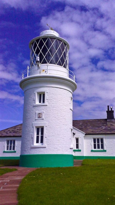 St Bees Lighthouse Cumbria England By Zacerin Beautiful