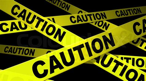 Caution Tape Animation With Alpha Matte Stock Video Colourbox