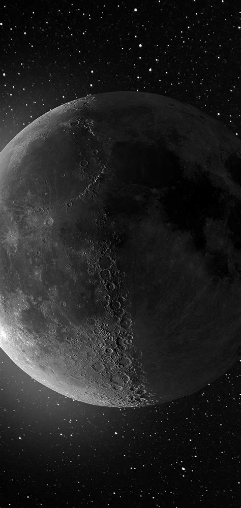 1440x3040 Moon From Space 4k 1440x3040 Resolution Wallpaper Hd Space