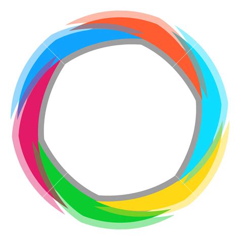 Rainbow Circle Design Royalty Free Stock Image Storyblocks