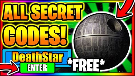 A set of symbols for representing something. *ALL* NEW SECRET OP WORKING CODES! Roblox Death Star ...