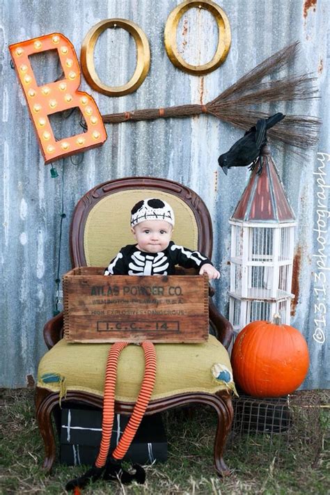 Halloween Mini Session 1313photos Baby Skeleton