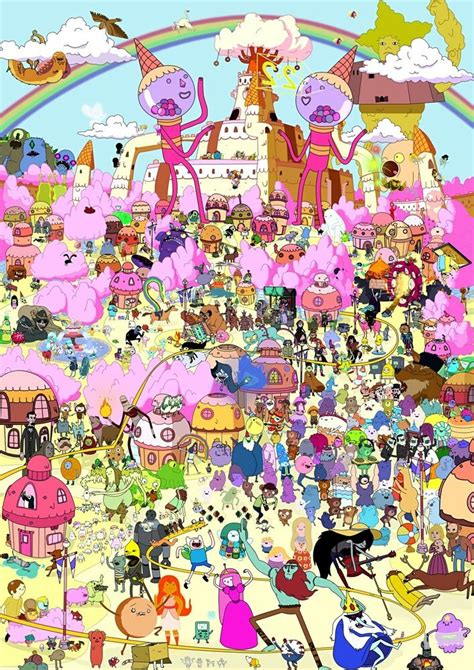 How many main characters are on adventure time? NEW ADVENTURE TIME JAKE FINN AND ALL THE CHARACTERS WALL ...