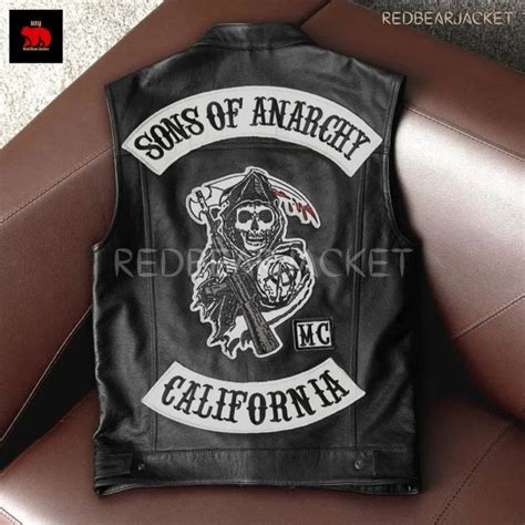 Redbearjacket Red Bear Jacket Sons Of Anarchy Sons Of Anarchy Vest