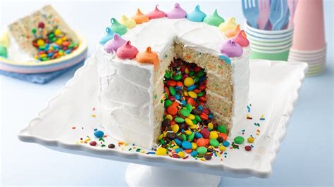 Rainbow Surprise Inside Cake Recipe From Betty Crocker