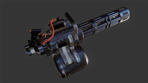 Sci Fi Minigun 3d Model By Mrfetch 34363d9 Sketchfab