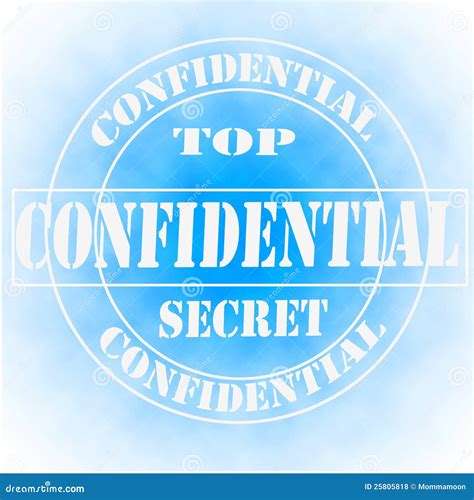 Confidential Top Secret Sign Symbol Or Stamp Royalty Free Stock Photos