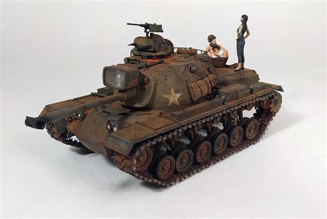 135 Built M48 Patton Vietnam Scale Model Built And Painted Etsy