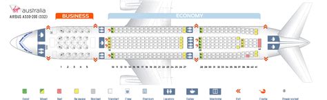 Seat Map Airbus A330 200 Virgin Australia Best Seats In The Plane
