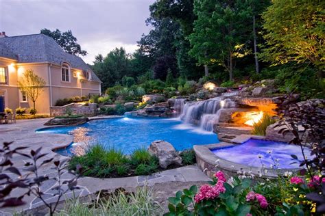Moderner Garten Mit Pool Aequivalere Backyard Pool Designs