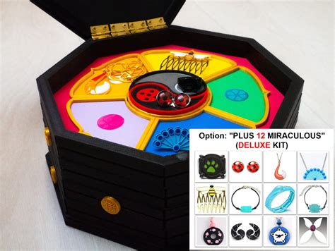 Miraculous Box Miraculous Ladybug Master Fu Miracle Box Etsy