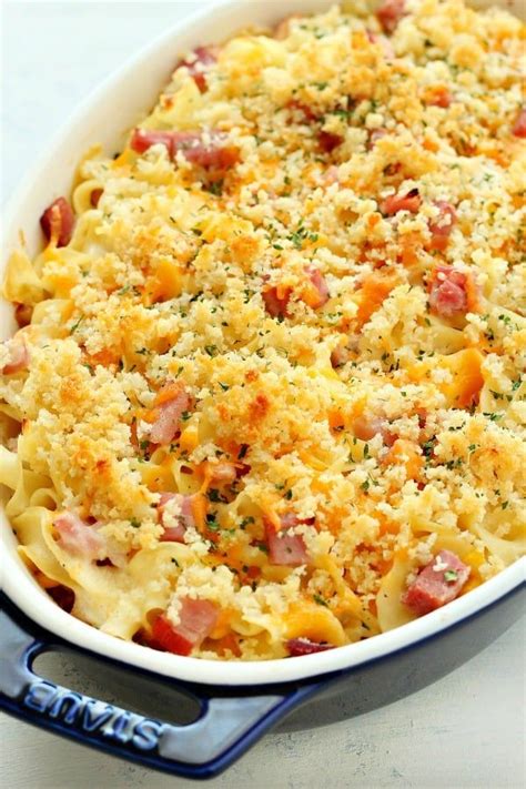 You can also do add cheese over unbaked casserole and leave it in the refrigerator overnight and then you can bake it. Leftover Ham Casserole with noodles, ham, corn, creamy garlic sauce and crunchy panko topping ...