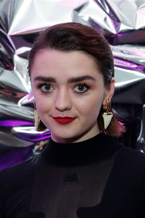 Maisie Williams At Love Christmas Drinks At Bistrotheque In London