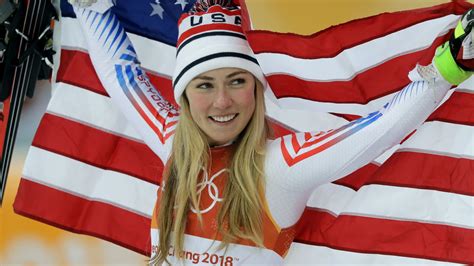 Olympia 2022 Ski Star Mikaela Shiffrin über Den Wind Und Den Riesenslalom