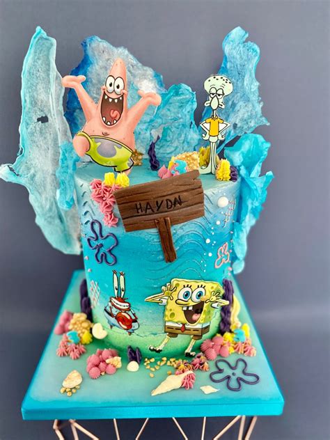 Spongebob Squarepants Cake Spongebob Cake Spongebob Birthday Party