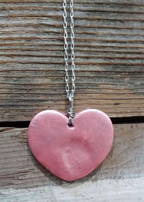 Thumbprint Heart Necklace Think Crafts By Createforless Heart