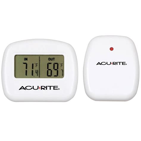 Acurite Digital Indooroutdoor Thermometer With Clock