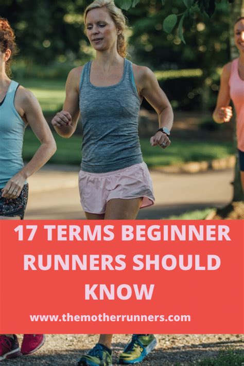 17 terms every beginner runner should know the mother runners