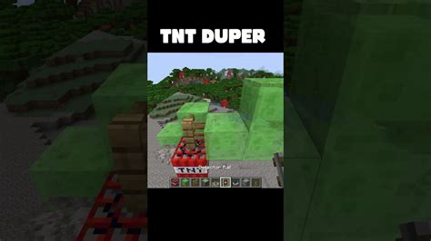 How To Make Tnt Duper Duplicator In Minecraft Shorts Youtube