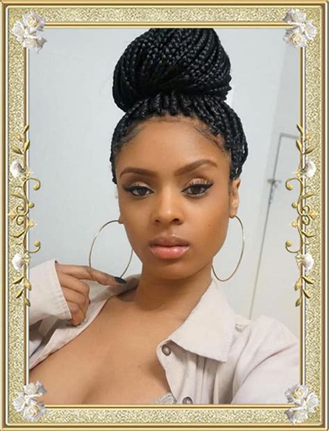 Maybe you would like to learn more about one of these? Bun box braided hairstyles for round faces black women ...