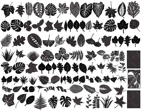 Leaves Dxf Files And SVG Cut Ready For Cnc Machines Laser Cutting And
