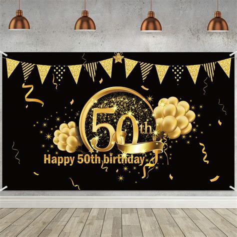 Buy Th Birthday Party Decoration Extra Large Fabric Sign For Th Anniversary Photo Booth