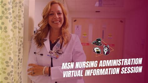 Virtual Information Session Msn Nursing Administration Youtube