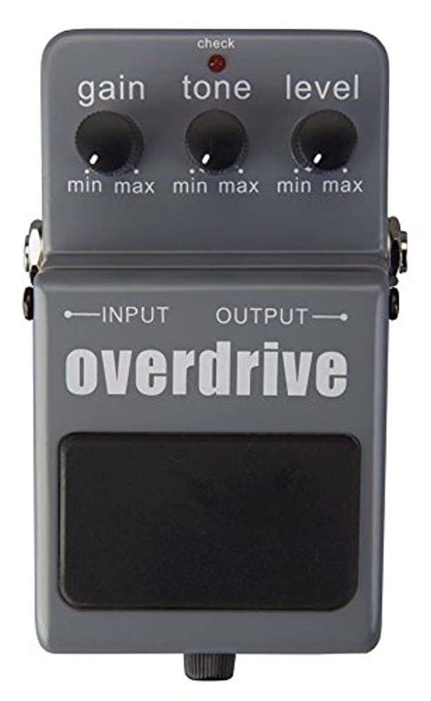 Carlsbro Overdrive Guitar Effects Pedal Take Note Music