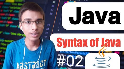 Java Syntax Java Crash Course 02 Youtube