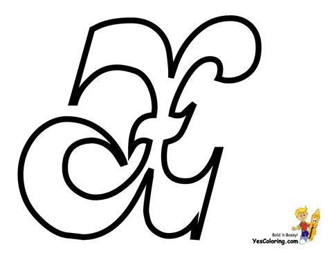 Letter e coloring pages are a fun way for kids of all ages to develop creativity, focus, motor skills and color recognition. Elegant Cursive Letter Coloring Page | Free | Letter ...